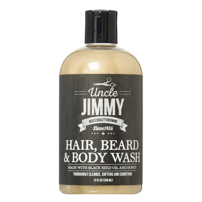 UNCLE JIMMY Hair, Beard & Body Wash 12oz